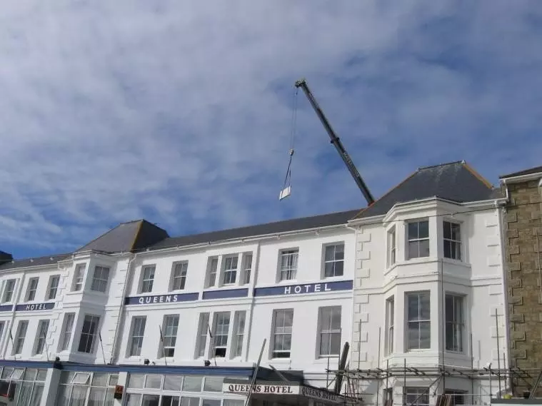 Penzance Hotel Solar Water Heating