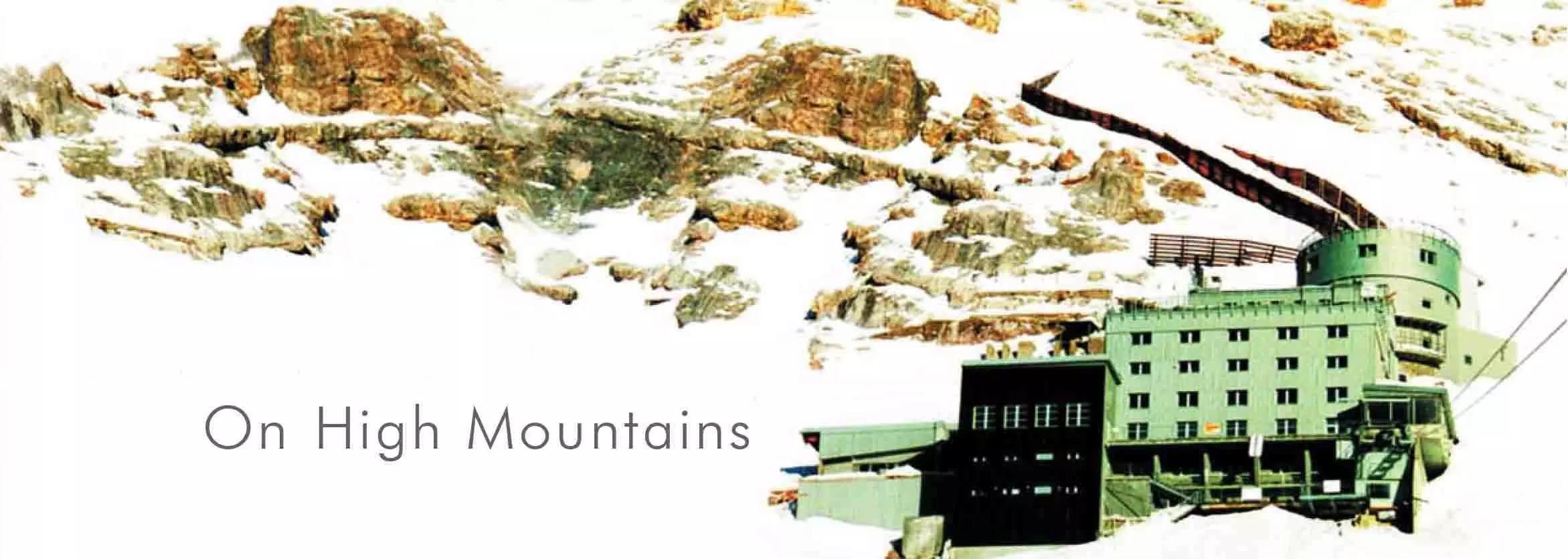 solar panels on high mountains